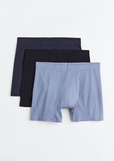 H&M H & M - 3-pack Cotton Boxer Shorts - Blue