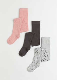 H&M H & M - 3-pack Tights - Gray