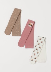 H&M H & M - 3-pack Tights - Pink