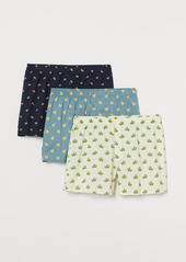 H&M H & M - 3-pack Woven Boxer Shorts - Yellow