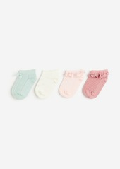H&M H & M - 4-pack Ankle Socks - Pink