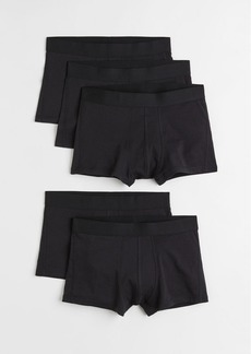 H&M H & M - 5-pack Short Boxer Shorts - Black