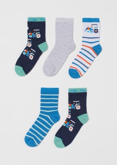 H&M H & M - 5-pack Socks - Blue