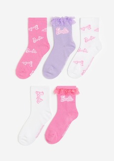 H&M H & M - 5-pack Socks - Pink