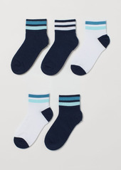 H&M H & M - 5-pack Sports Socks - Blue