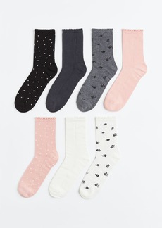 H&M H & M - 7-pack Socks - Pink