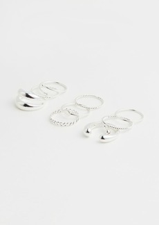 H&M H & M - 9-pack Rings - Silver