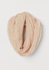H&M H & M - Cable-knit Tube Scarf - Beige