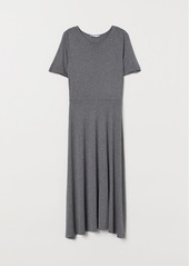 H&M H & M - Calf-length Jersey Dress - Gray