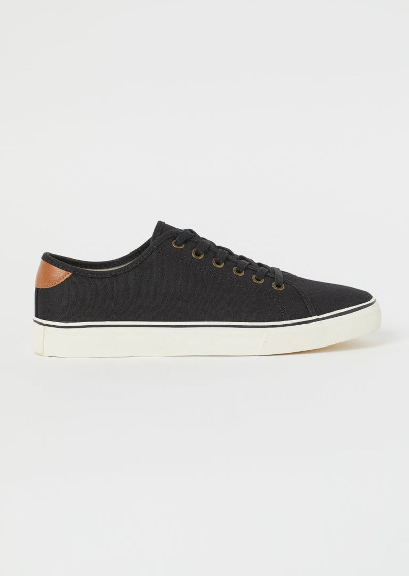 h and m canvas shoes