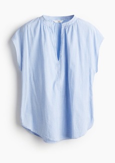 H&M H & M - Cap-sleeved Blouse - Blue