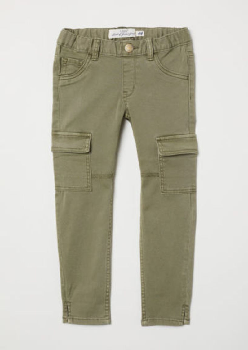  H  M  Cargo  Pants  Green On Sale for 12 99