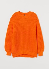 H&M H & M - Chunky-knit Sweater - Orange
