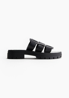 H&M H & M - Chunky Leather Sandals - Black