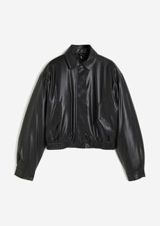 H&M H & M - Coated Jacket - Black