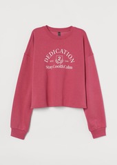 H&M H & M - Cotton-blend Sweatshirt - Pink