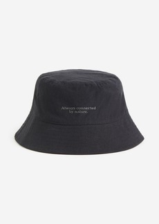 H&M H & M - Cotton Bucket Hat - Black