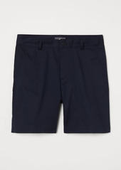 H&M H & M - Cotton Chino Shorts - Blue
