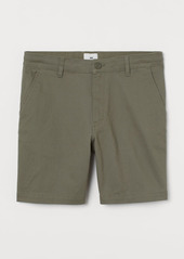 H&M H & M - Cotton Chino Shorts - Green