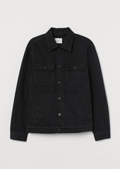 H&M H & M - Cotton Denim Jacket - Black