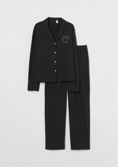 H&M H & M - Cotton Jersey Pajamas - Black