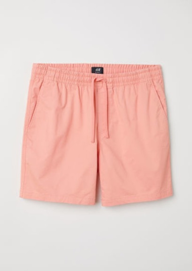 h and m pink shorts