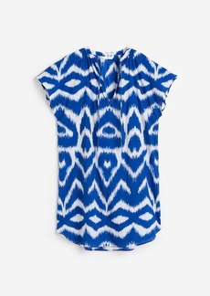 H&M H & M - Cotton Tunic Dress - Blue