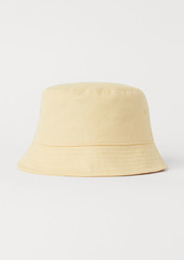 H&M H & M - Cotton Twill Bucket Hat - Yellow