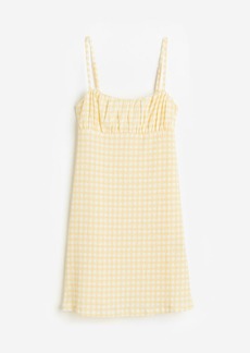 H&M H & M - Crinkled Jersey Dress - Yellow