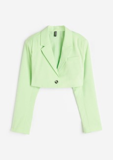 H&M H & M - Crop Jacket - Green