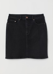 H&M H & M - Denim Skirt - Black