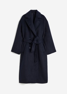 H&M H & M - Double-breasted Coat - Blue