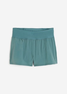 H&M H & M - DryMove Double-layered Sports Shorts - Turquoise