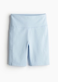 H&M H & M - DryMove Sports Bike Shorts with Pocket - Blue