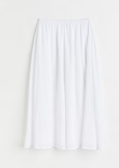 H&M H & M - Eyelet Embroidery Skirt - White