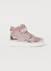 H&M H & M - Faux Shearling-lined High Tops - Pink