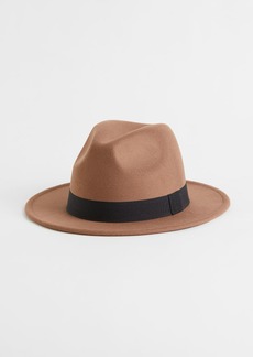 H&M H & M - Felted Hat - Beige