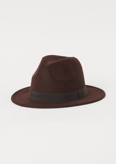 H&M H & M - Felted Hat - Brown