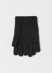 H&M H & M - Fine-knit Gloves - Black