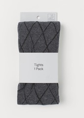 H&M H & M - Fine-knit Tights - Gray