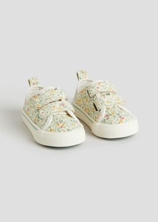 H&M H & M - Floral-patterned Sneakers - Beige