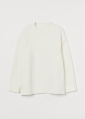 H&M H & M - Fluffy Sweater - White