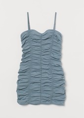 H&M H & M - Gathered Dress - Turquoise