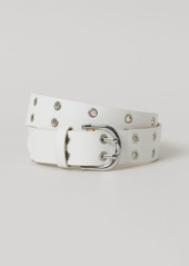 H&M H & M - Grommet-detail Belt - White
