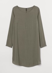 H&M H & M - H & M+ Short Viscose Dress - Green
