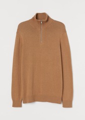 H&M H & M - Half-zip Sweater - Beige
