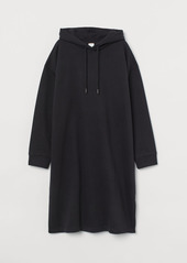 H&M H & M - Hooded Dress - Black