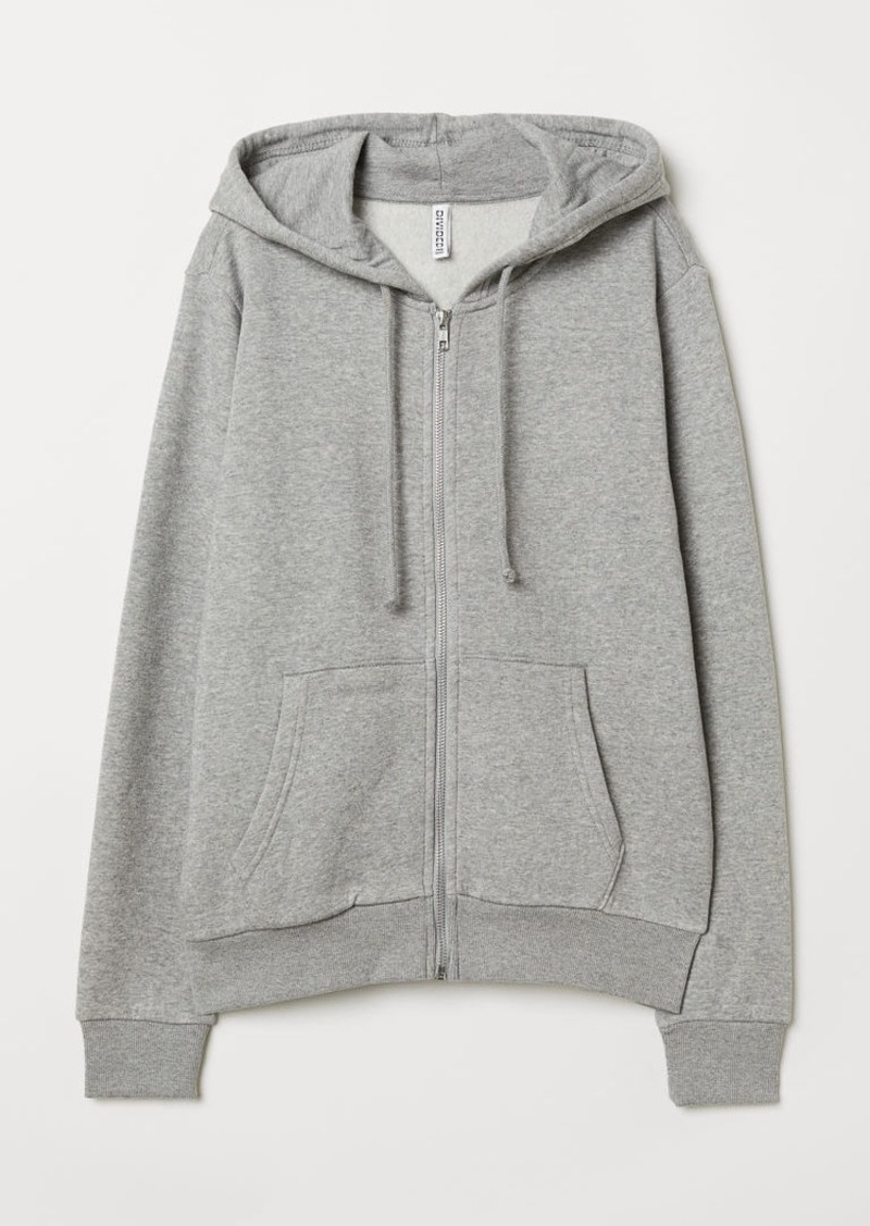 grey hoodie h and m