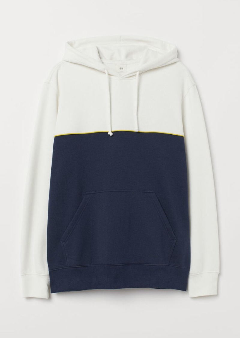 white hoodie h and m