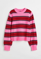 H&M H & M - Jacquard-knit Sweater - Pink